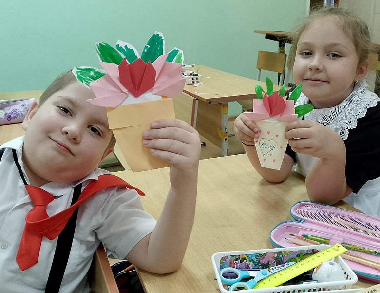Букет в горшочке для мамы