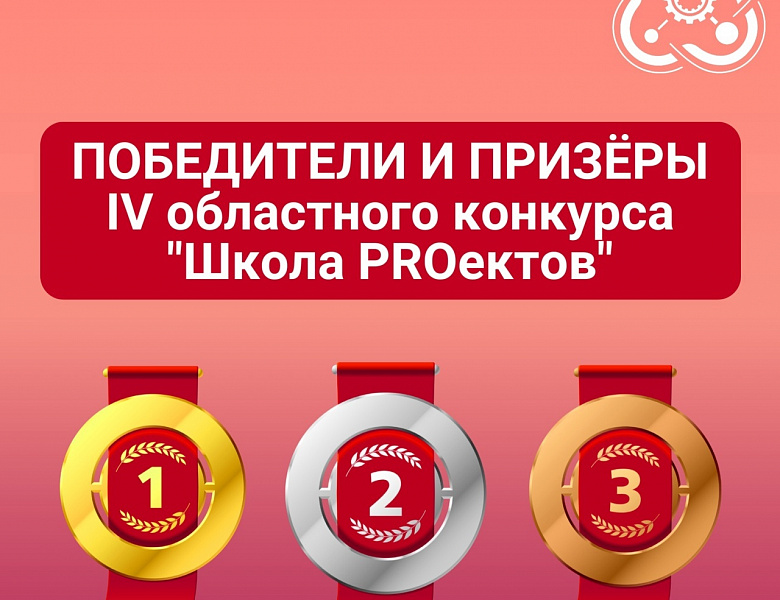 Поздравляем победителей и призёров IV областного конкурса проектных работ «Школа РROектов»