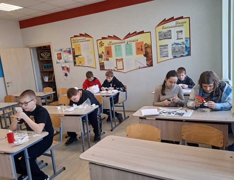 Весенние каникулы в объединении "Бумагопластика"